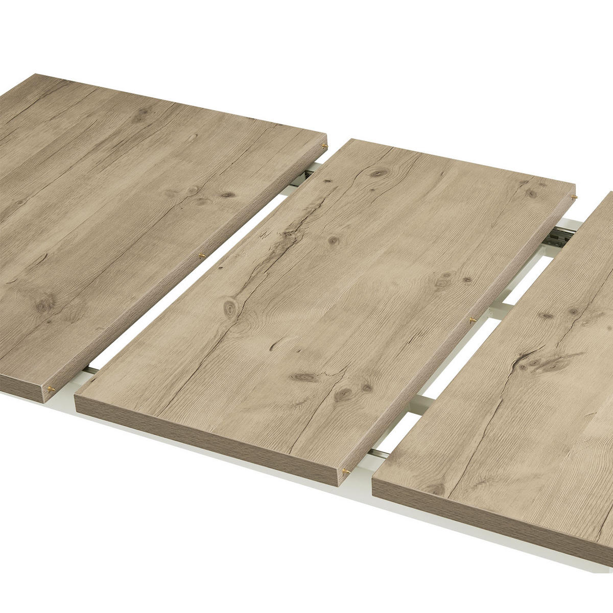 ESSTISCH SVEN 120-160/80/76 cm Sandeiche - Sandfarben, Holz (80/120/76cm) - B&D Home