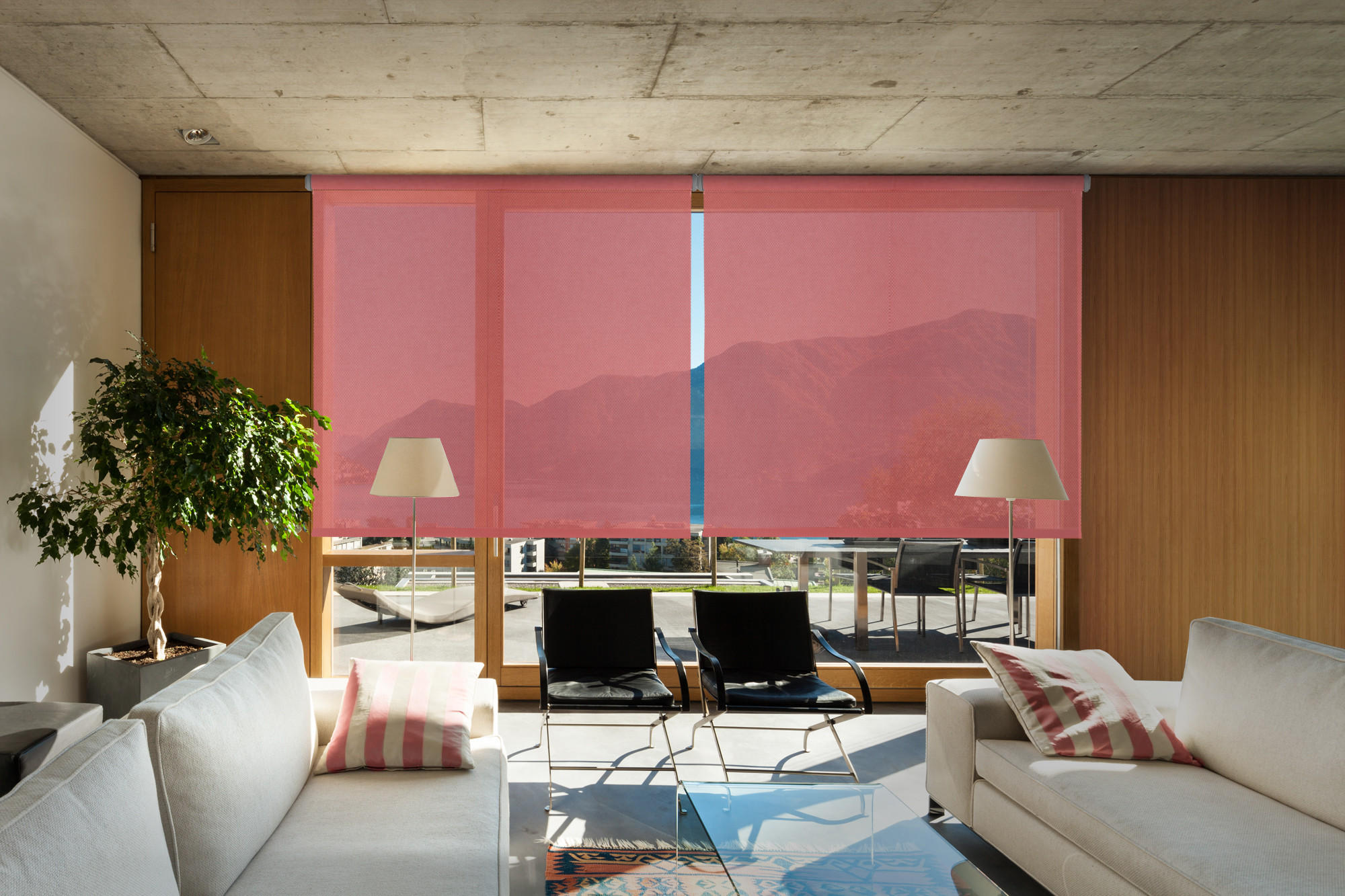 Viewtex Seitenzugrollo Grau 165x250x250 cm