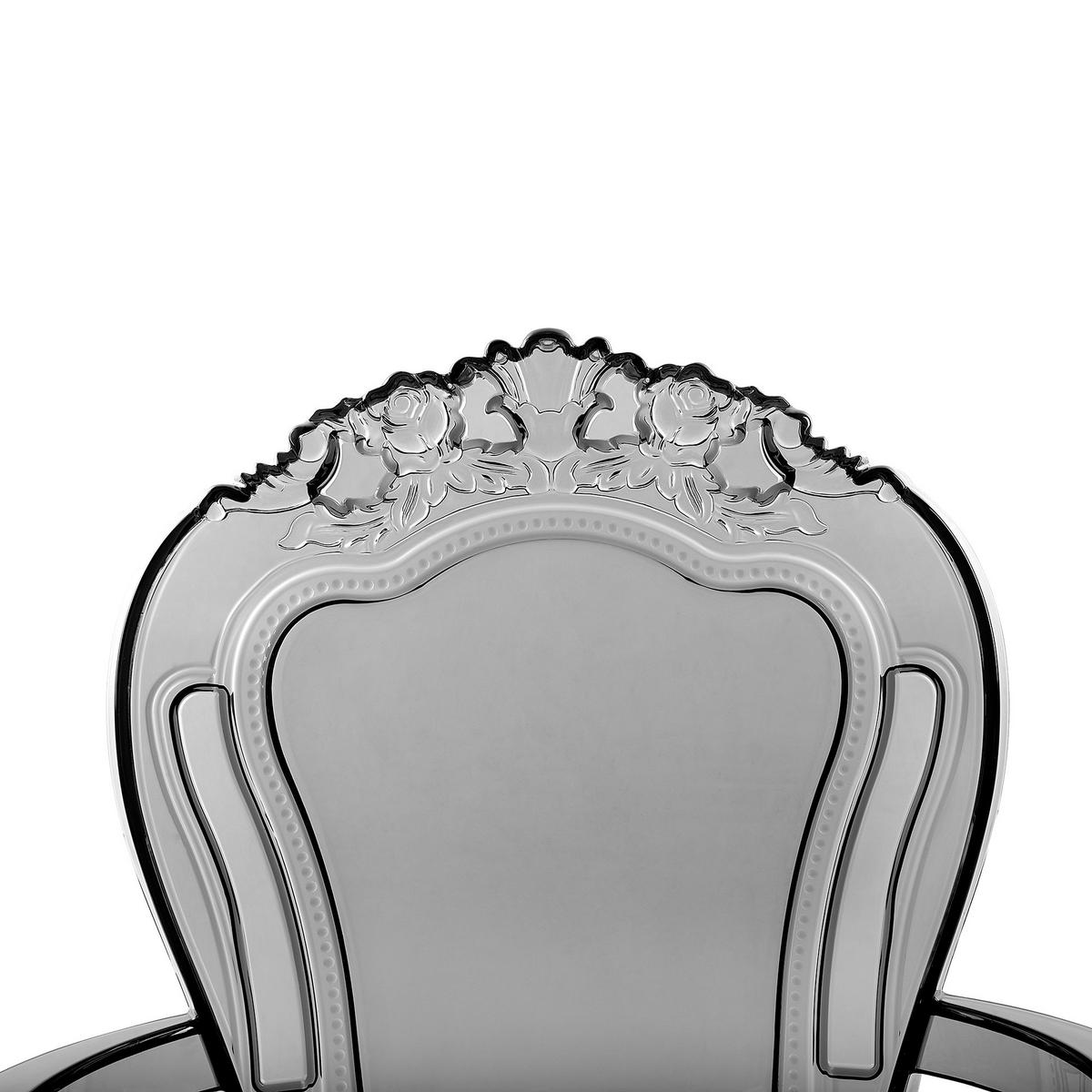 ESSZIMMERSTUHL 2er-Set Kunststoff schwarz VERMONT II - Schwarz, Kunststoff (52/98/53cm) - Beliani
