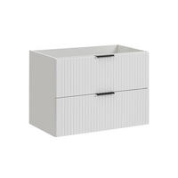 PODUMIVALNIŠKA OMARICA 80.4cm Adriel Bela - bela, leseni material (80.4/57/46cm) - Petits-meubles