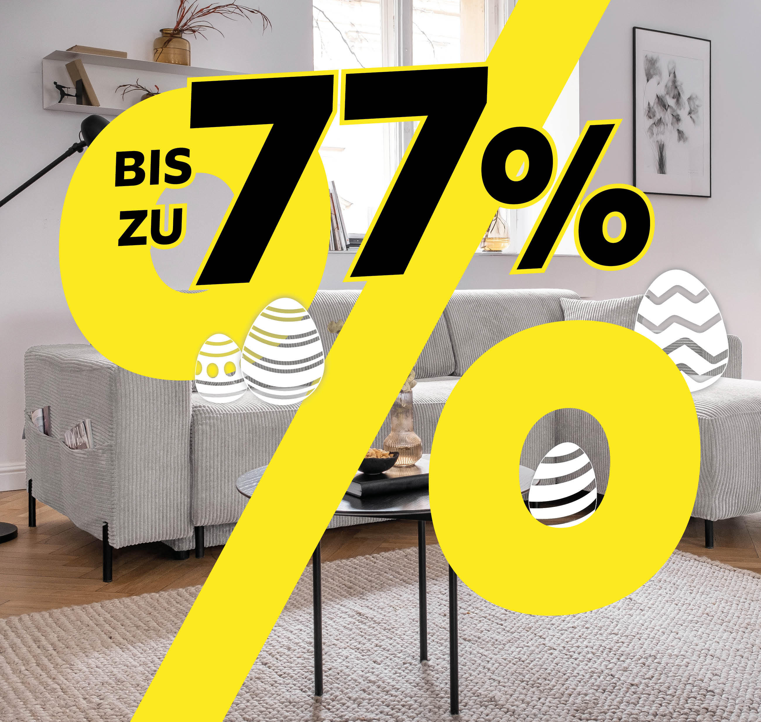 Bis zu 77%