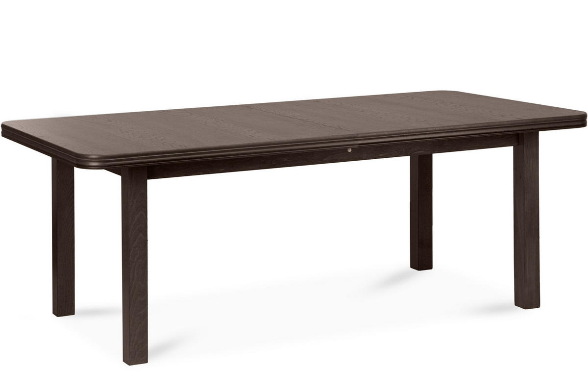 ESSTISCH COSPE ausziehbar bis 300cm, Walnuss dunkel - Walnussfarben, Holz (200/77/100cm) - KONSIMO®