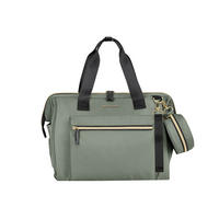 WICKELTASCHE Maxi hellgrün Wickelunterlage, kleine Tasche, Reißverschluss, großes Hauptfach - Grün, Textil (27/22/40cm) - Kikka boo