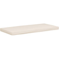 SITZKISSEN eckig 106/48/8 cm Kunststoff Creme - Creme, Kunststoff/Textil (48/106/8cm) - CLP
