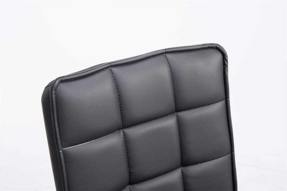 ESSZIMMERSTUHL Peko-Two Kunstleder, Gestell Metall in Chromoptik Schwarz - Chromfarben/Schwarz, Textil/Metall (43/104/56cm) - TPFLiving