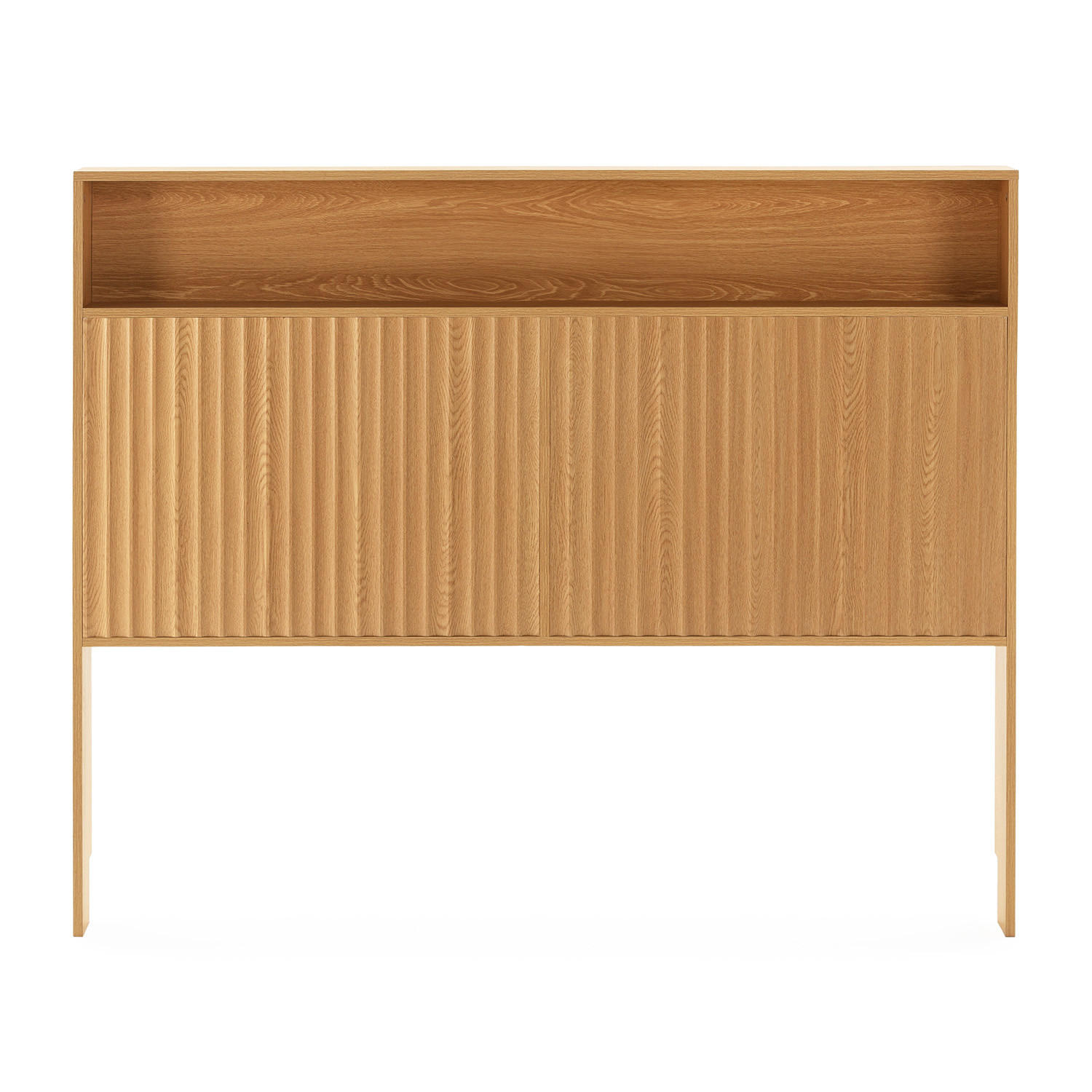 KOPFTEIL Lluvia 165 cm Eichenfarbe - Honigeiche, Holzwerkstoff (15/165/165cm) - VS Venta-stock
