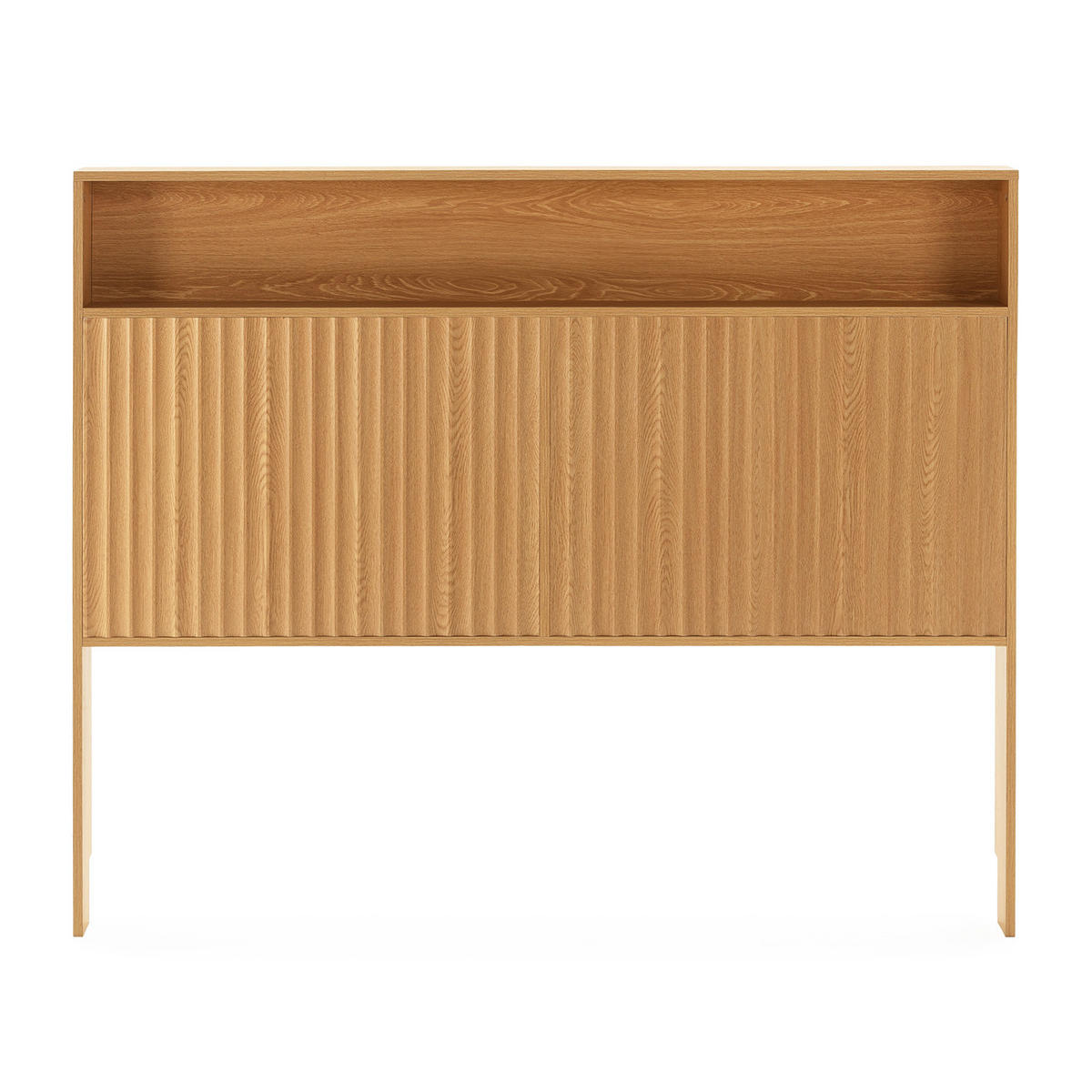 KOPFTEIL Lluvia 145 cm Eichenfarbe - Honigeiche, Holzwerkstoff (15/145/145cm) - VS Venta-stock
