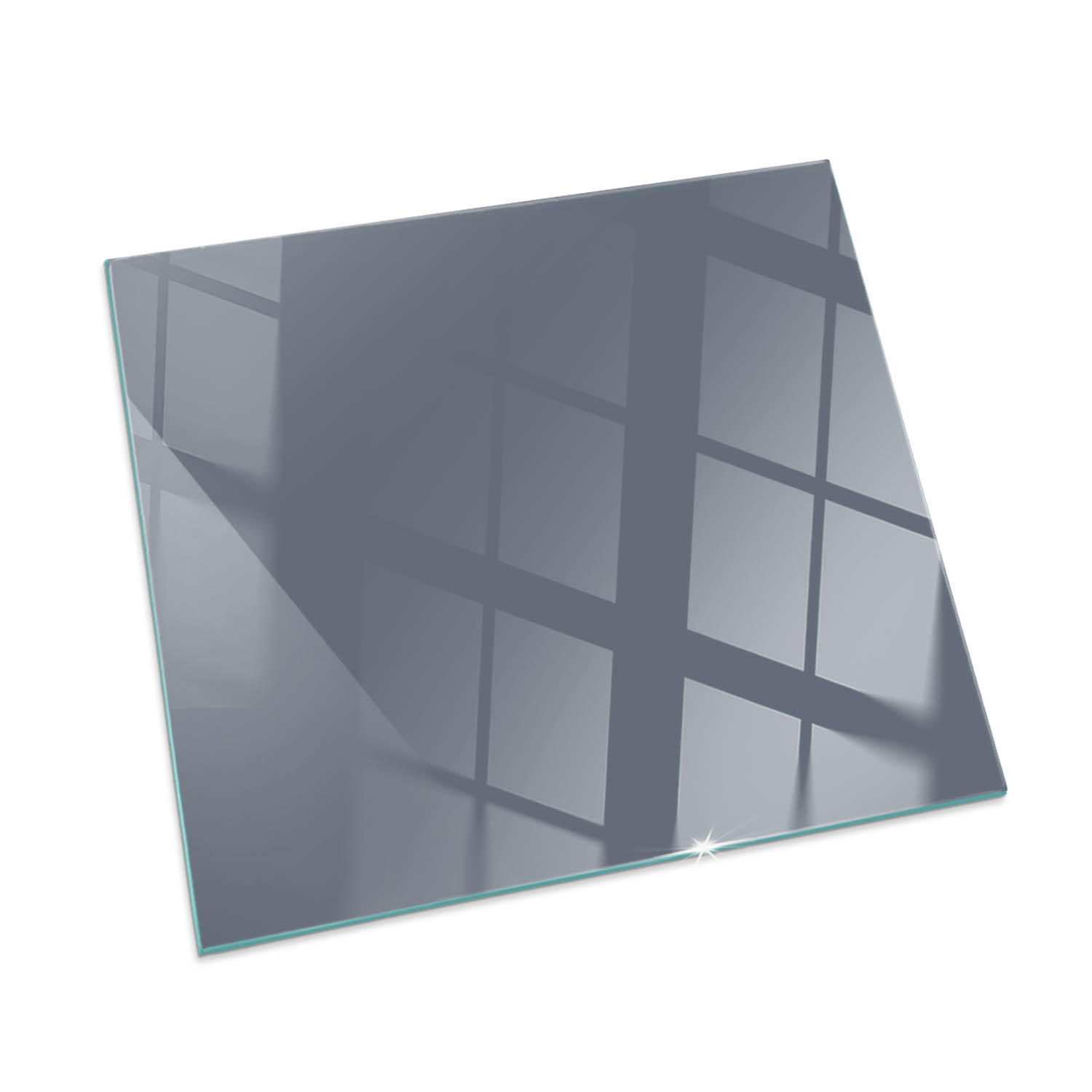 ArtPrintCave Glasplatte Dunkelblau 50x50x0.4 cm