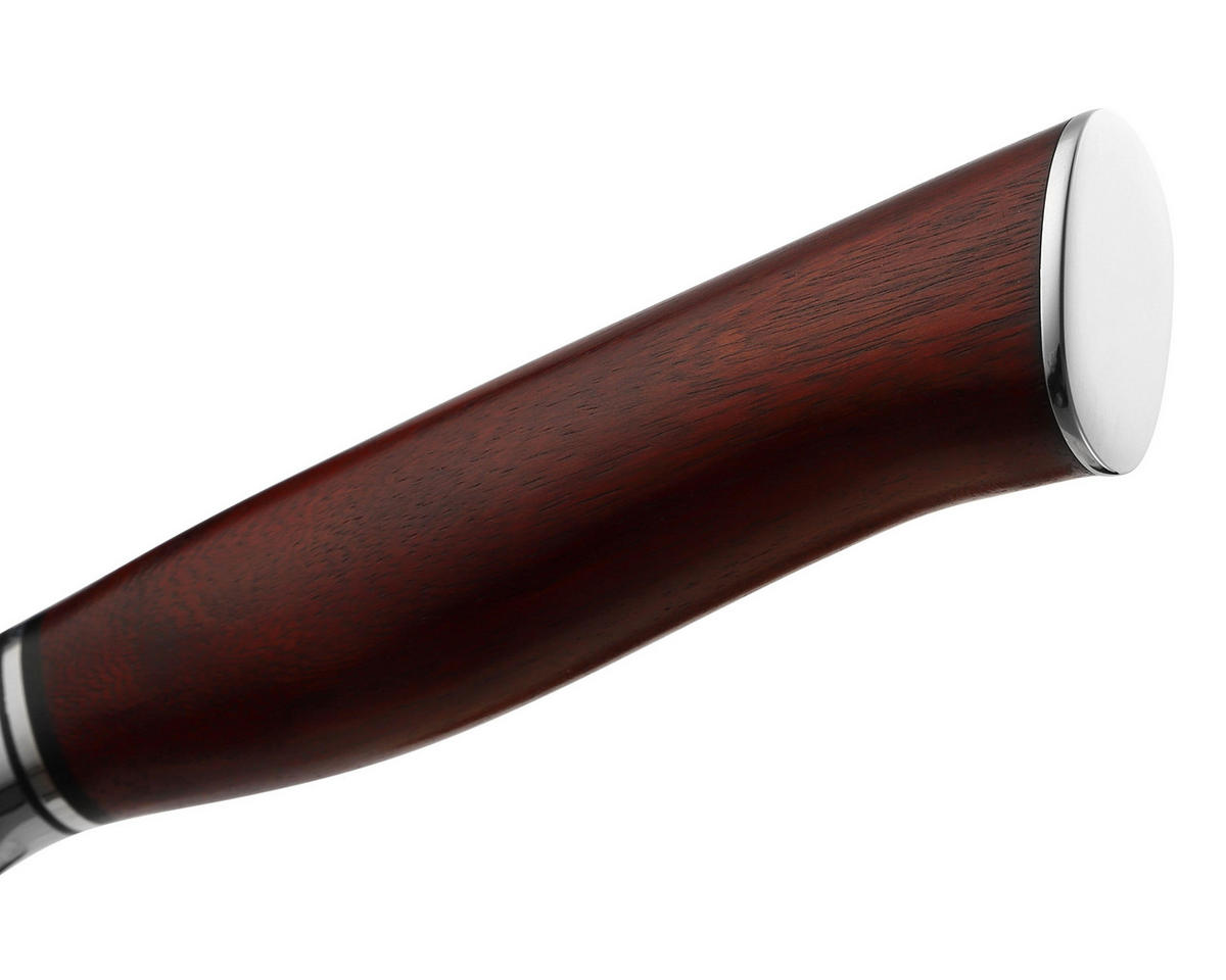 MESSER-SET 6-TEILIG 9–20 cm - Dunkelrot, Holz/Metall (1/1/1cm) - Wakoli