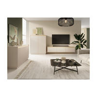 WOHNZIMMER Set 3-tlg. – Royal – Beige – WZ-SET0197 - Beige, Holzwerkstoff (181.5/42/39cm) - hi-markt