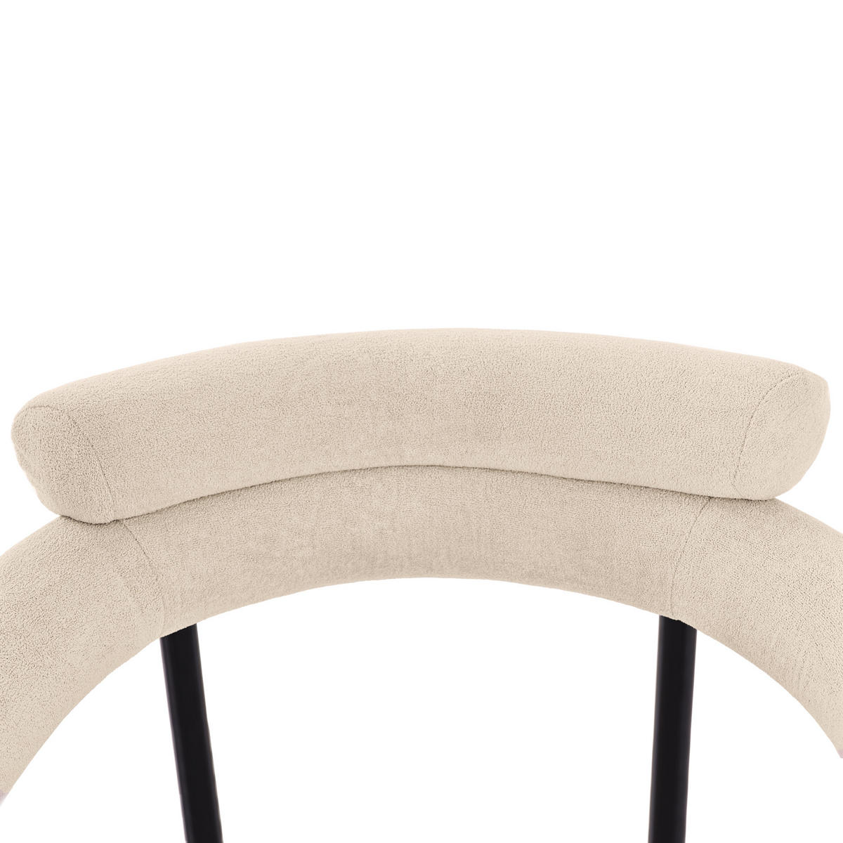 WOHNZIMMER STÜHLE mit Ringsitz Stoffbezug 6tlg Beige 70/62/84 cm - Beige, Textil (70/84/62cm) - EVRYAE
