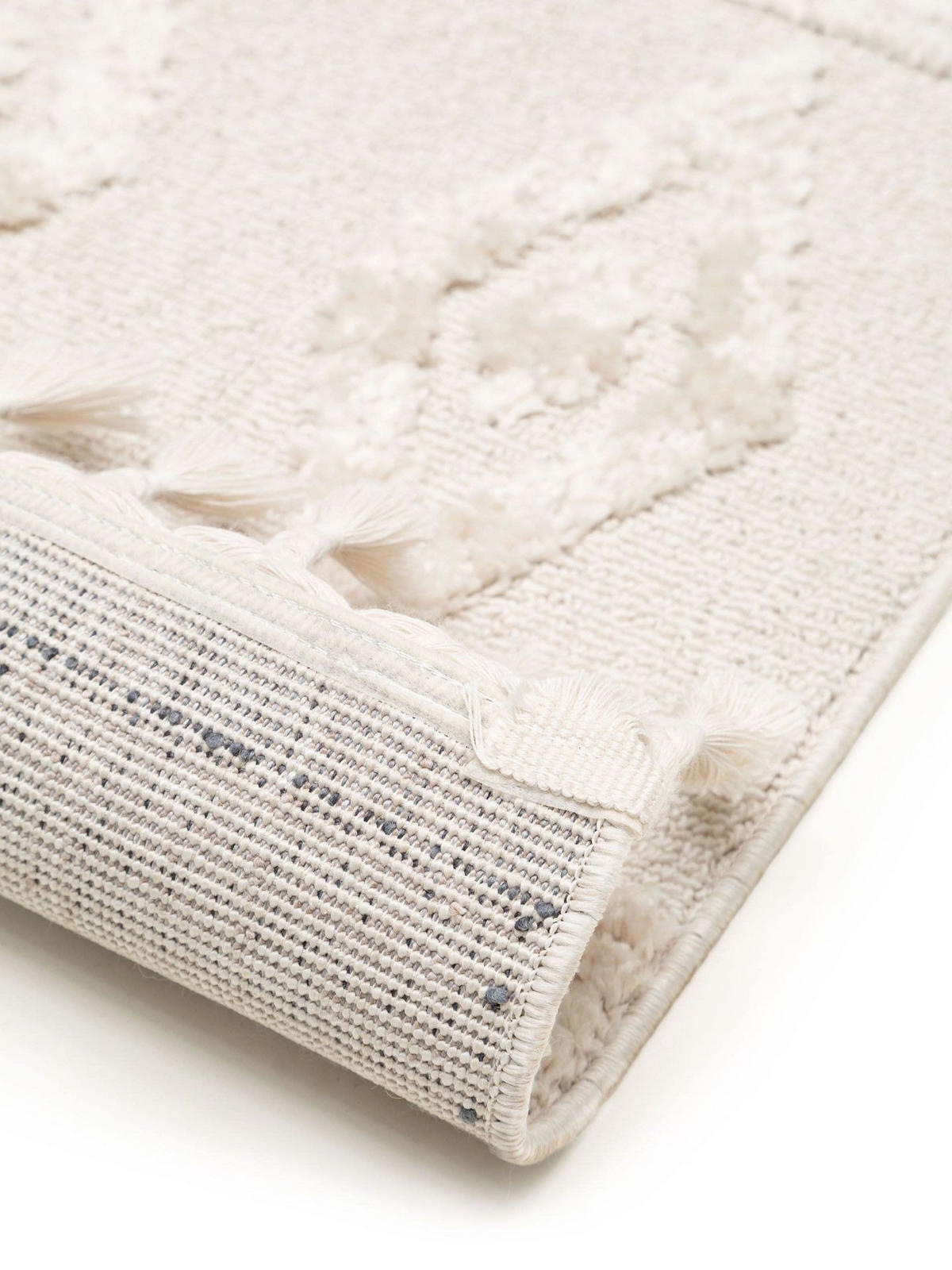 TEPPICH Teppich Oyo Beige - Beige, Textil (120/1cm) - KUNSTLOFT