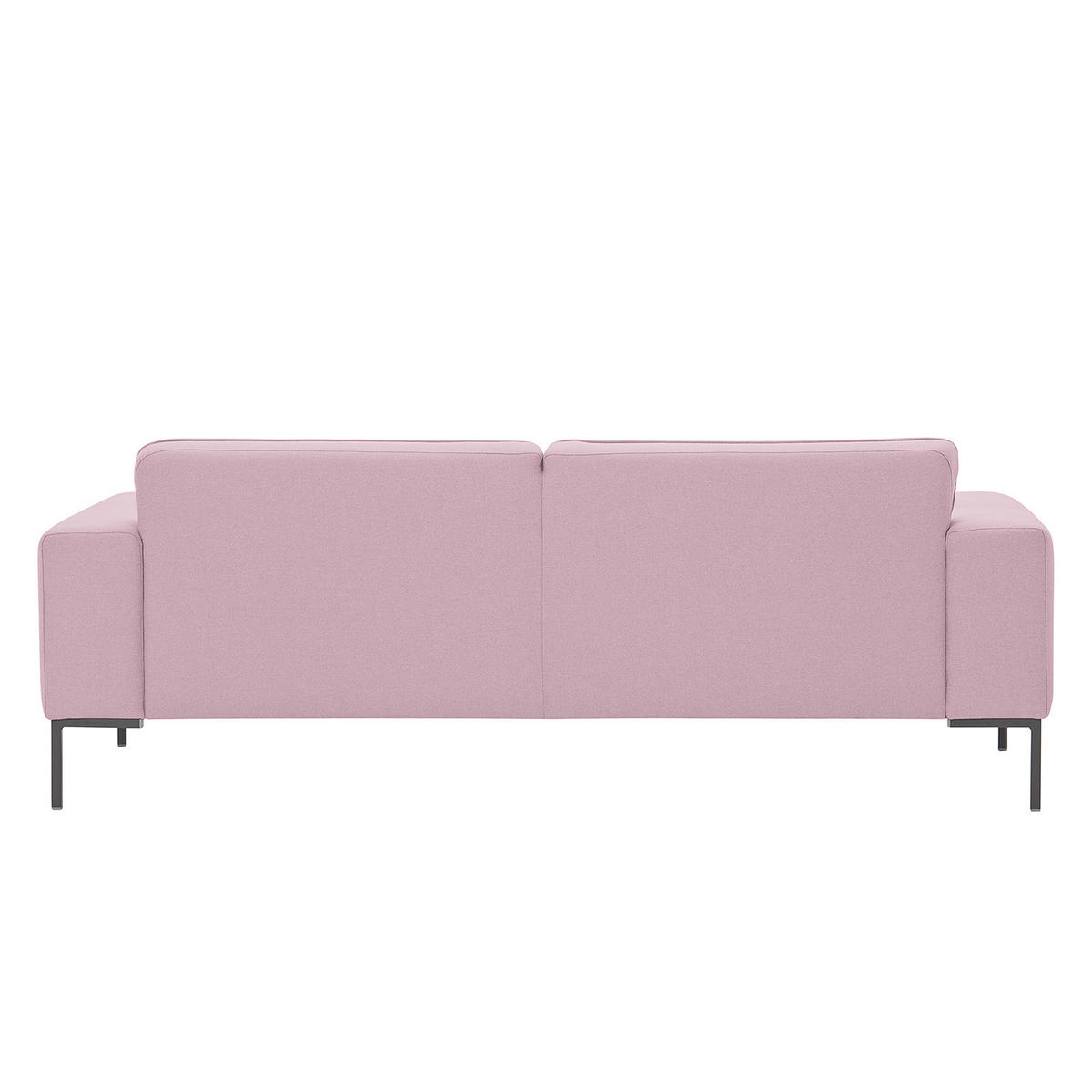 3-SITZER SOFA - Webstoff - Rosa, Textil (205/77/93cm) - home24