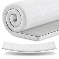 MATRATZENTOPPER KALTSCHAUM 100x200 cm – 5 cm Komfortauflage für harte Matratzen - Weiß, Textil (100/200cm) - Mister Sandman