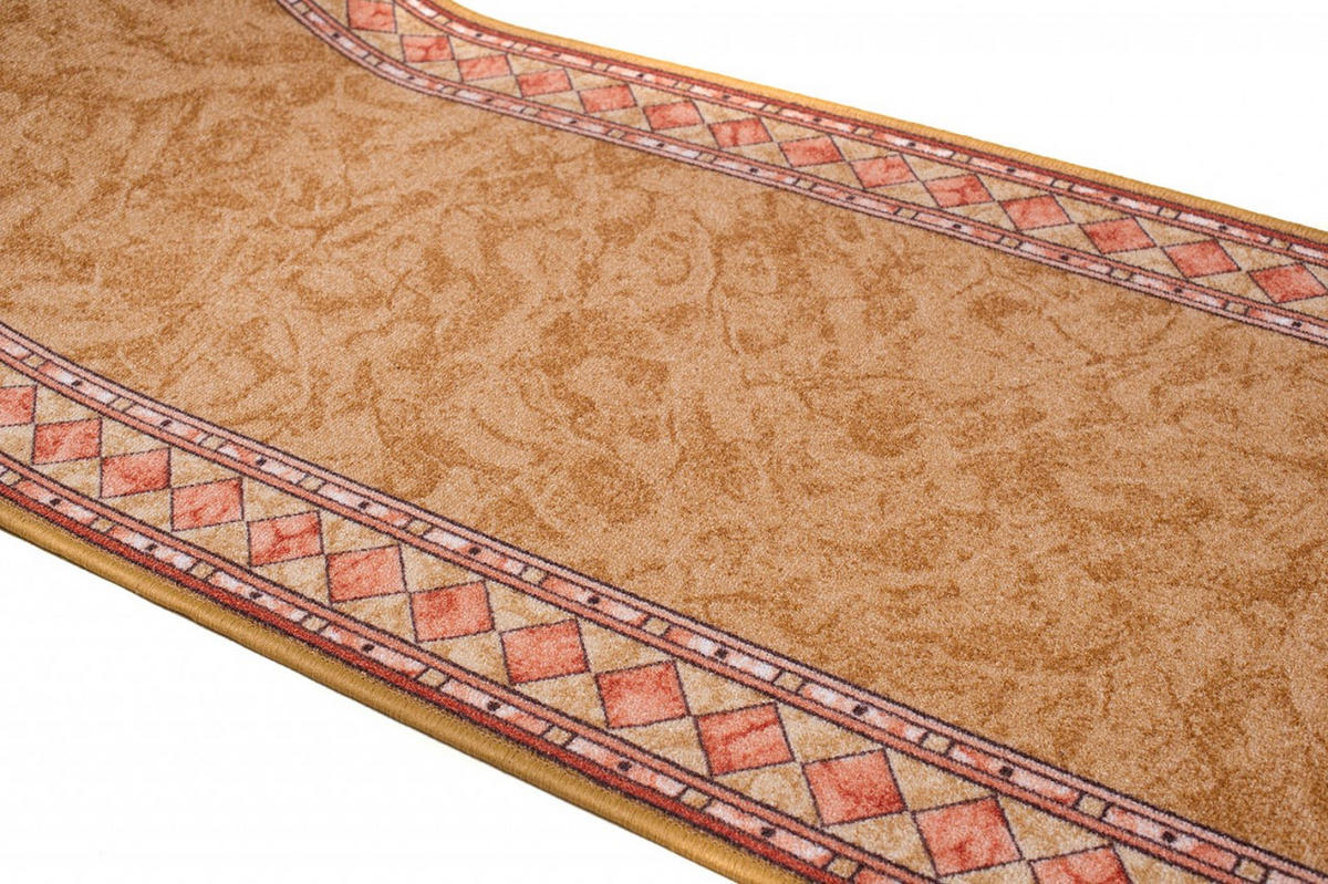 TEPPICHLÄUFER Anti-Rutsch Beige rutschfest Gummiunterlage 80/900 cm - Beige, Textil (80/900cm) - Tapiso