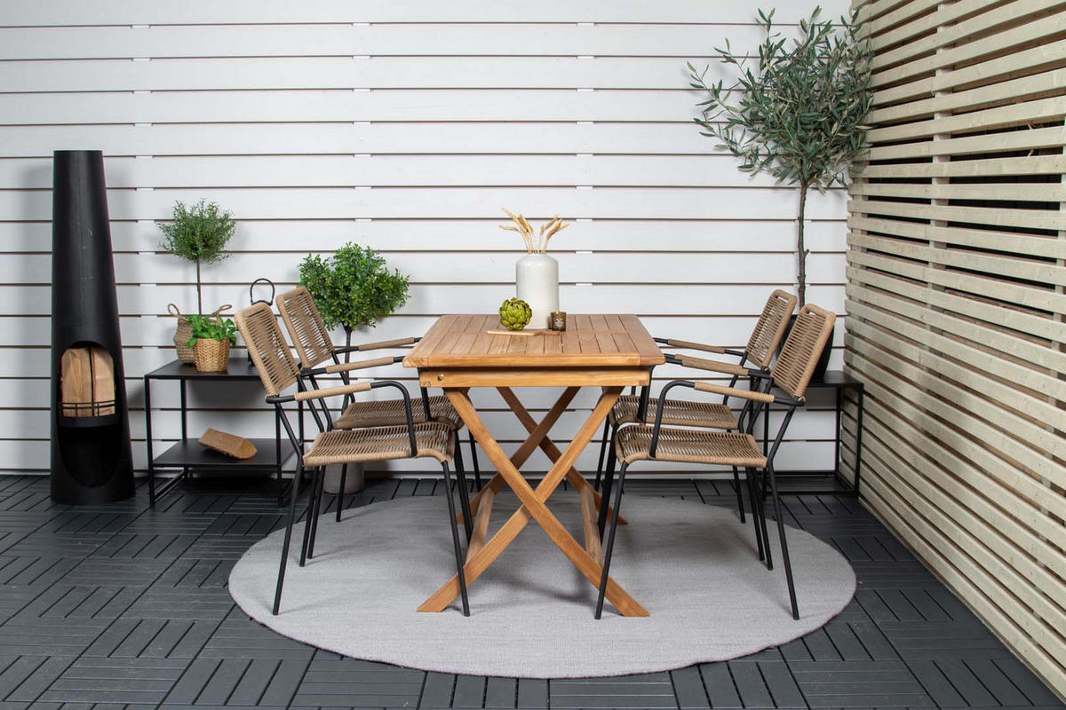 GARTENSET braun - Braun, Holzwerkstoff - ebuy24