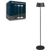 LED-STEHLEUCHTE 23cm Höhe bis zu 120cm Metall schwarz - Schwarz, Metall (23/23/120cm) - Northpoint