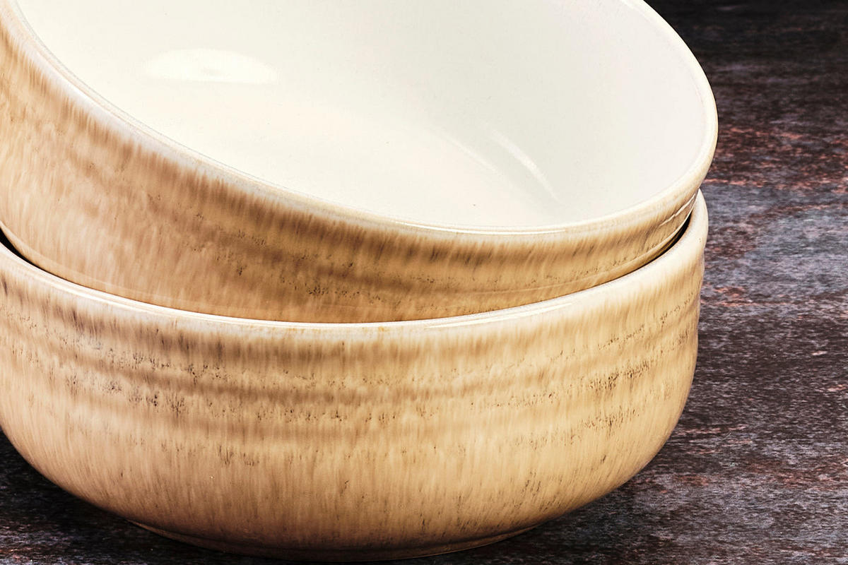 SCHALEN Cosmos Ø15,5cm - 6er-Set - Crème - Beige, Keramik (15.5cm) - Björn