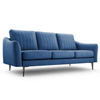 SOFA Cori 3 Blau Cloud 74 - Blau, Textil (206/90/90cm) - imoebel24