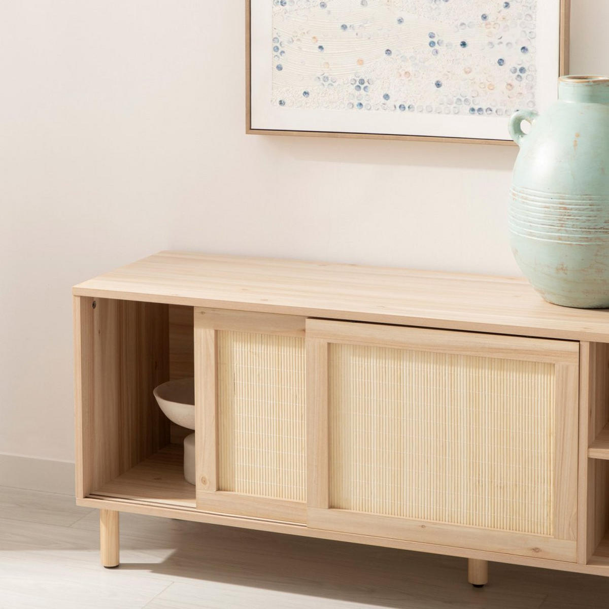 TV-ELEMENT Timor Natürlich 140 cm x 54 cm - Naturfarben, Holzwerkstoff (140/54/40cm)