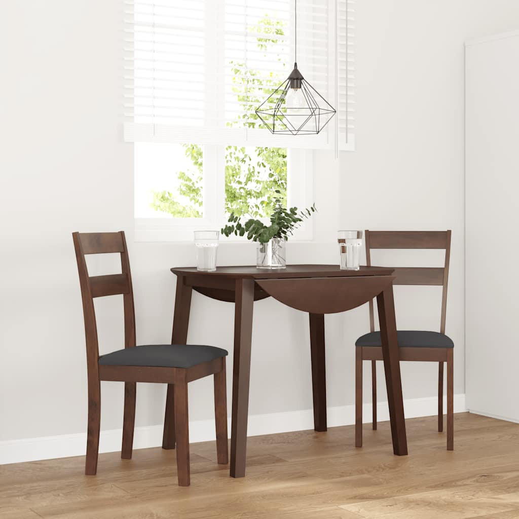 STUHL-SET 2 Stk Wehrbach 40/89/48 cm - Braun, Holz (40/89/48cm) - ZMH