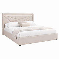 POLSTERBETT mit Bettkasten und USB/Typ-C 160x200 cm Beige inkl. Matratze - Beige, Metall (160/200cm) - Meubliv