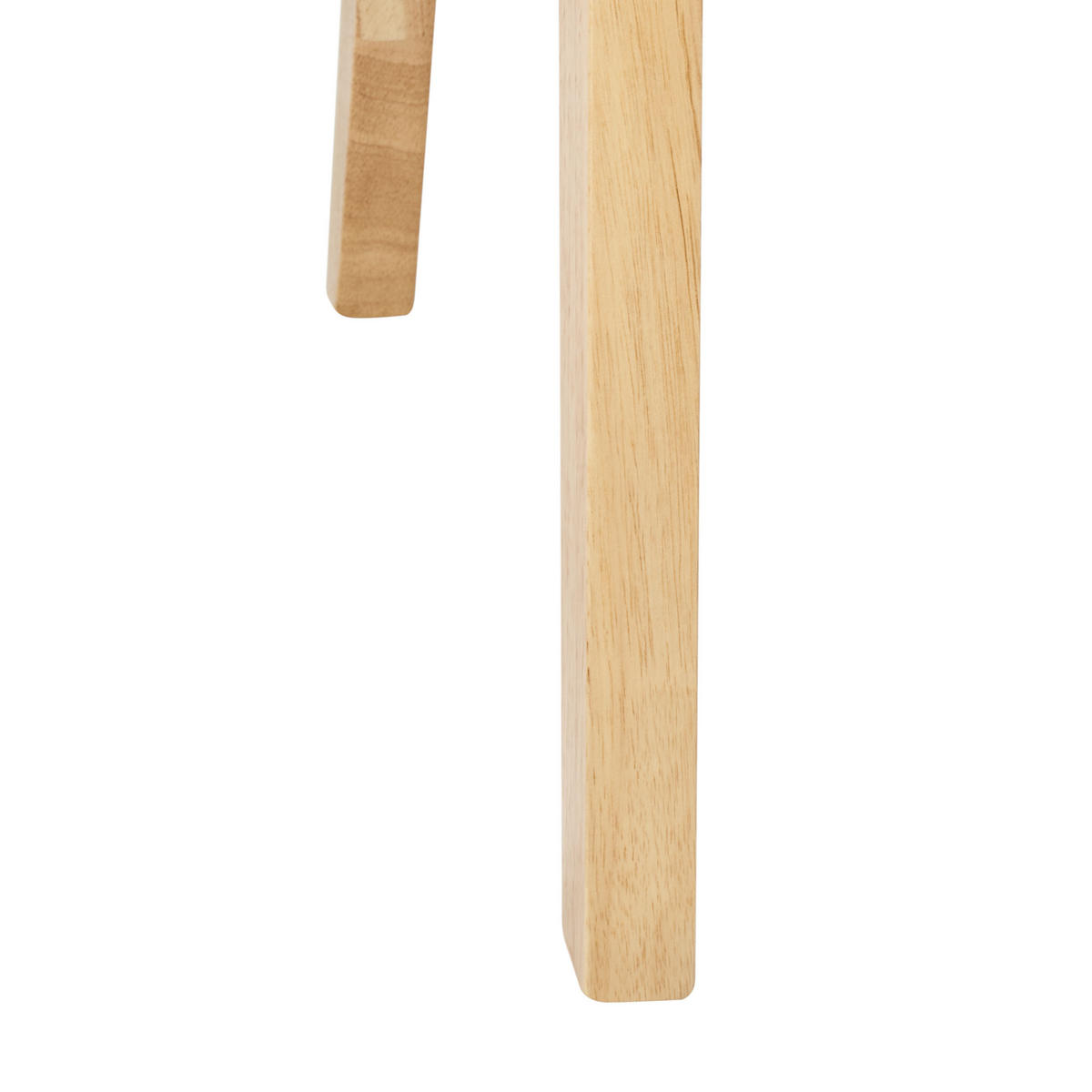 ESSZIMMERSTUHL 2er-Set Hellgrau Enola - Hellgrau/Braun, Holz (45/80/60cm) - Beliani