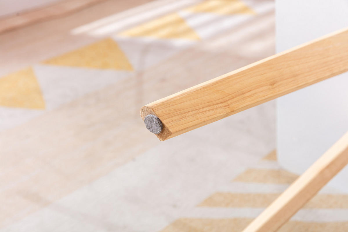BEISTELLTISCH eckig 50/50/46 cm Holz weiß - Naturfarben/Weiß, Holz (50/50/46cm) - CLP