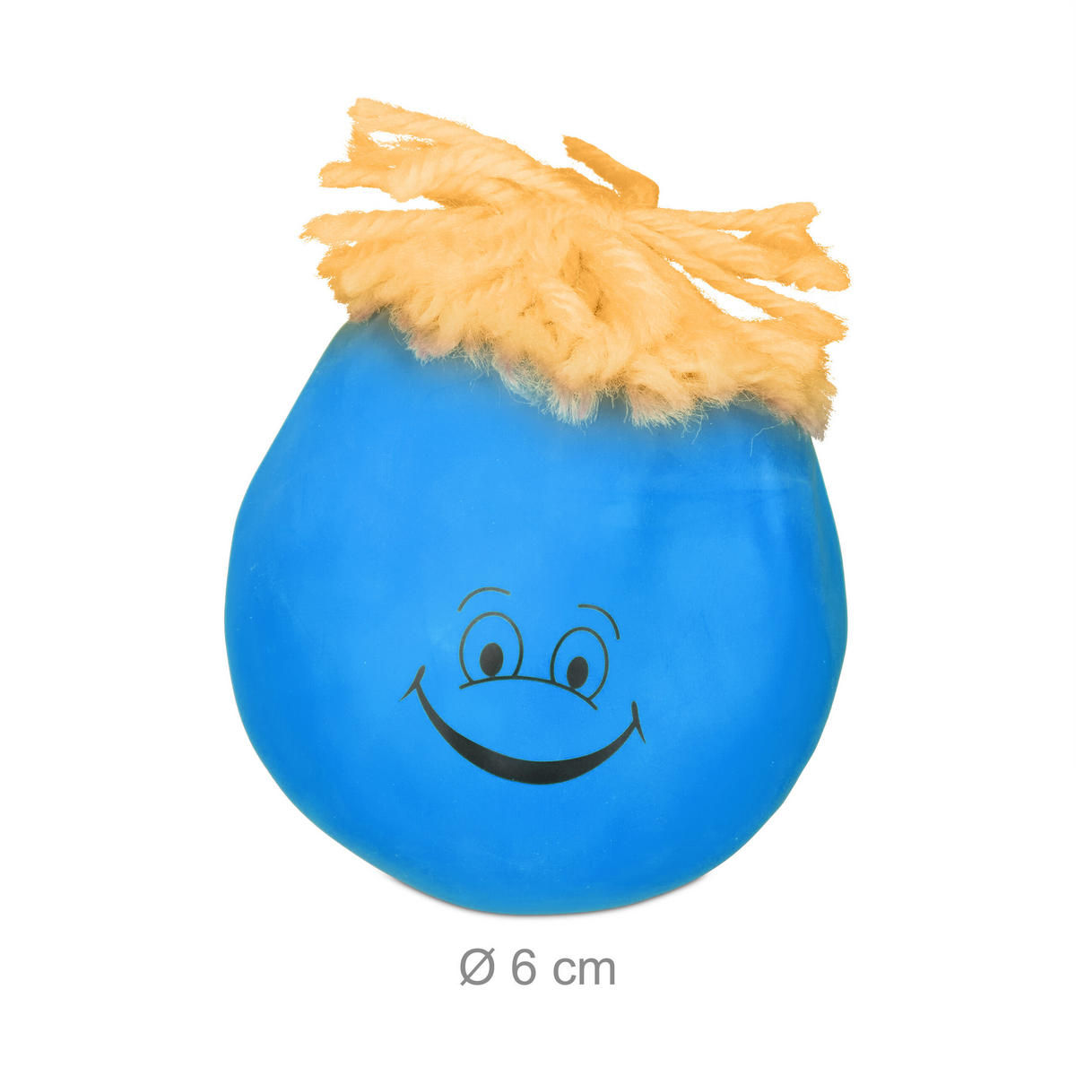 KNAUTSCHBALL - Multicolor, Naturmaterialien/Textil (6/6/6cm) - Relaxdays