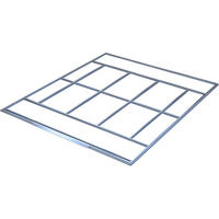 ZUBEHÖR FÜR GARTENHÄUSER dallas - Grau, Metall (63/206/263cm) - Habitat Garten