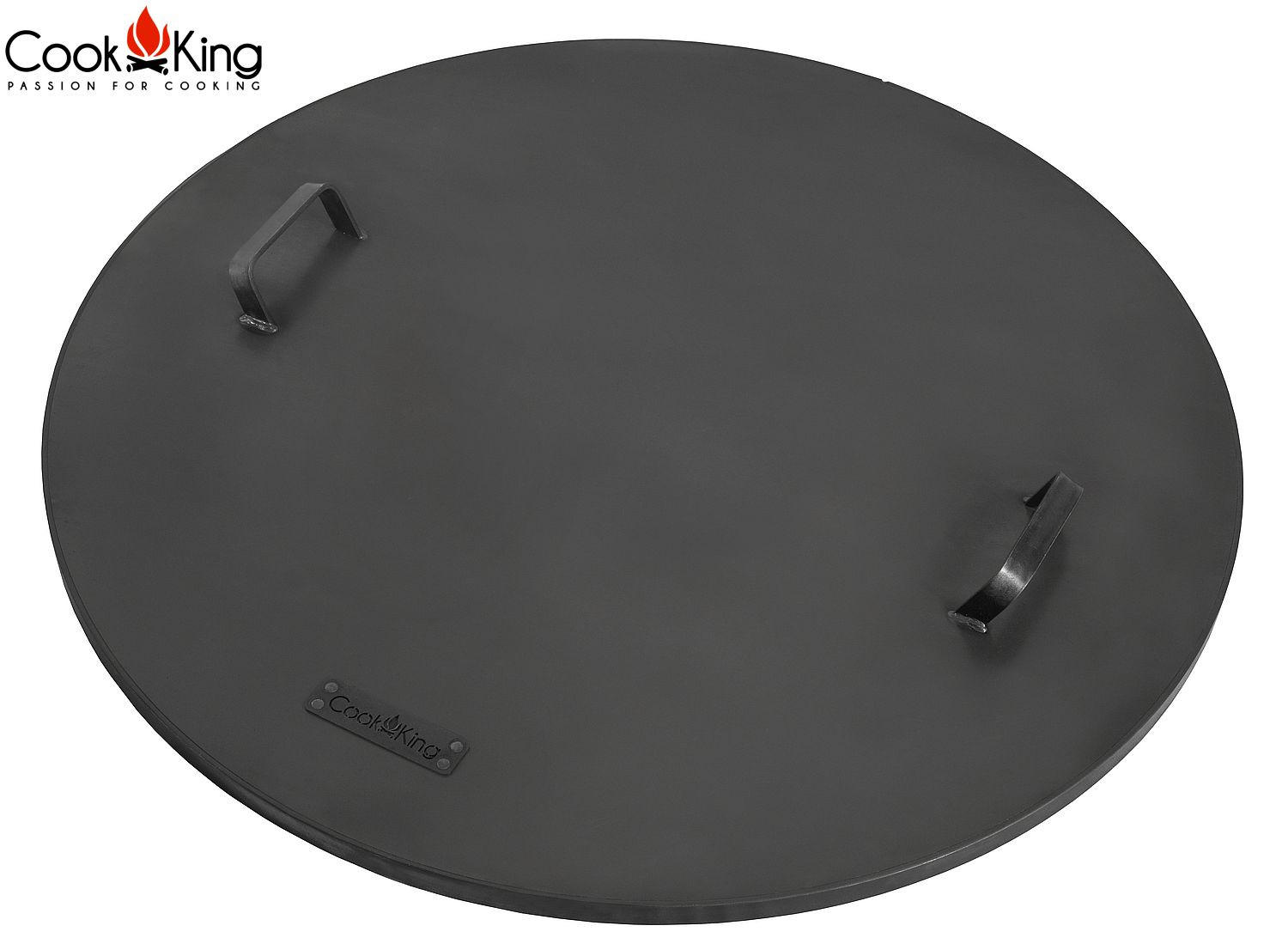 DECKEL mit Rand 102,0cm - Rostfarben, Metall (102/102cm) - Cook King