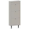 SCHUHSCHRANK Dotti 531 Kaschmir 55/21/141 cm Wandmontage - Kaschmir, Holzwerkstoff (55/141/21cm) - Matkam Möbel