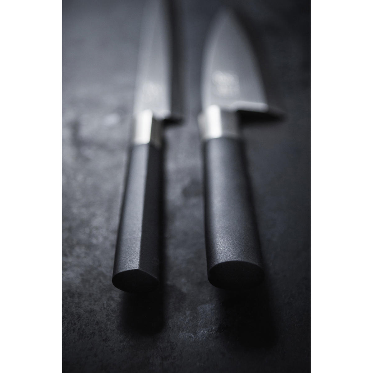 ALLZWECKMESSER Wasabi Black, Edelstahl, 10 cm - Silberfarben, Metall (36cm) - Kai Messer