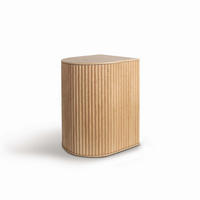 HOCKER Duna mit Stauraum - Eichefarben, Holz (35/45/32.8cm) - Woodendot