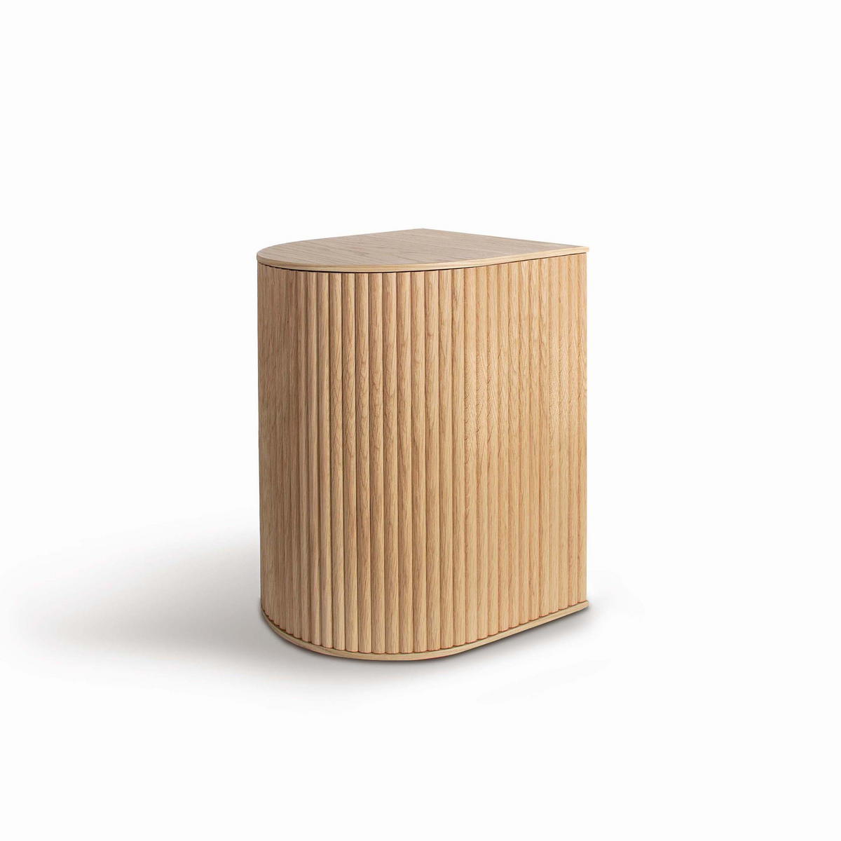 HOCKER Duna mit Stauraum - Eichefarben, Holz (35/45/32.8cm) - Woodendot