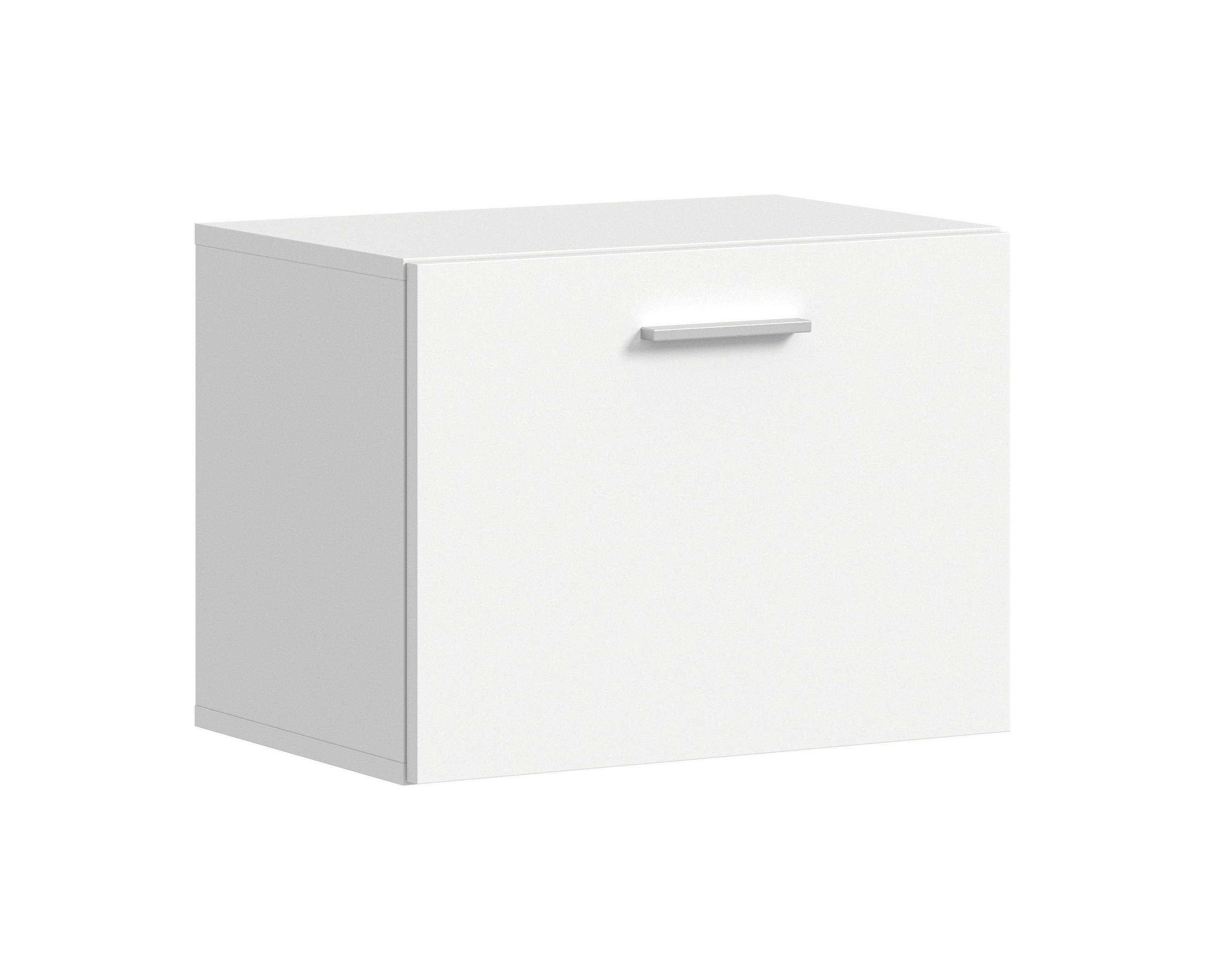 GARDEROBENSCHRANK VAGA (B/H/T: ca. 52/39/36 cm) in weiß/weiß - Weiß, Holzwerkstoff (52/39/36cm)