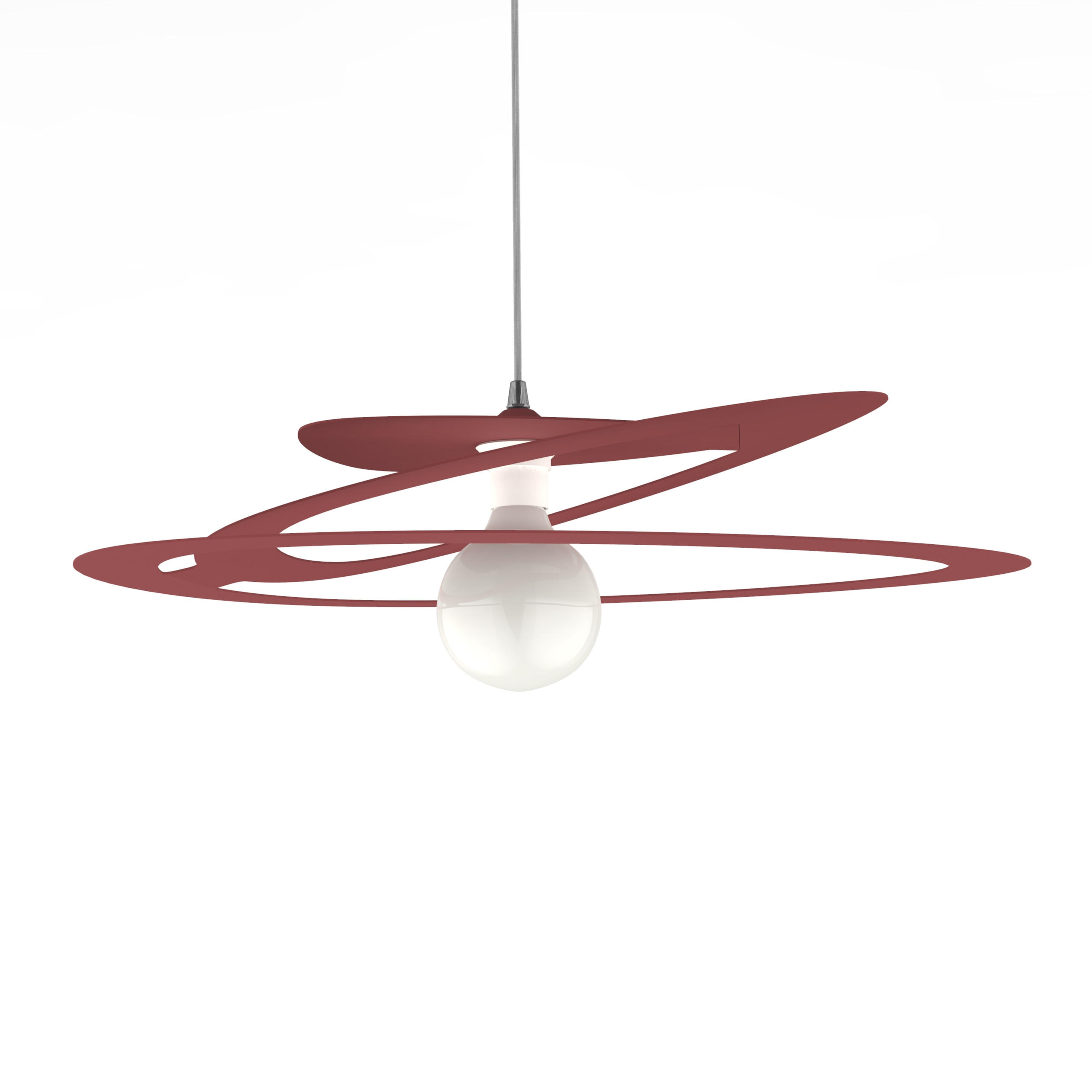Lumicom Hängeleuchte Rot 60x11x51 cm