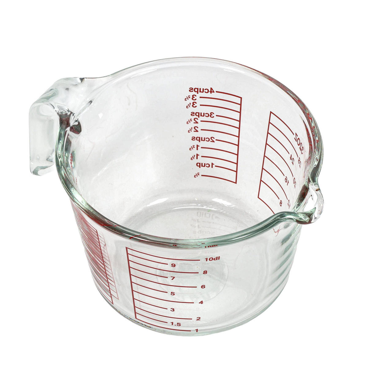 MESSKANNE aus Glas Lunu 1 l 20,5/16/11 cm - Transparent, Glas (16/11/20.5cm) - Excellent Houseware