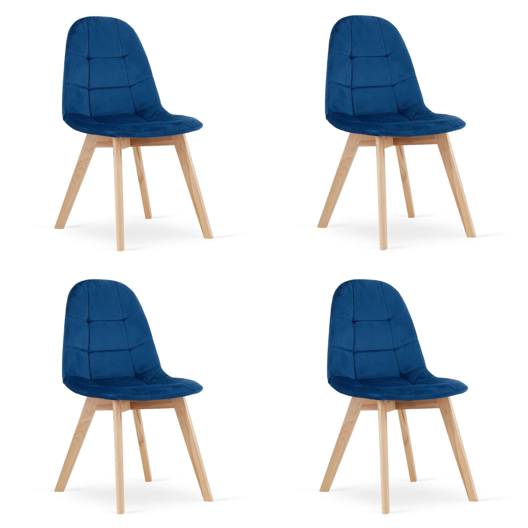 Best For Home Esszimmerstühle Blau 46x84x56 cm