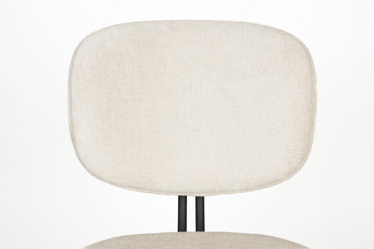 ESSZIMMERSTUHL Bouton - Beige - 59/50/78 cm - 2er-Set - Beige, Textil (50/78/59cm) - Novel
