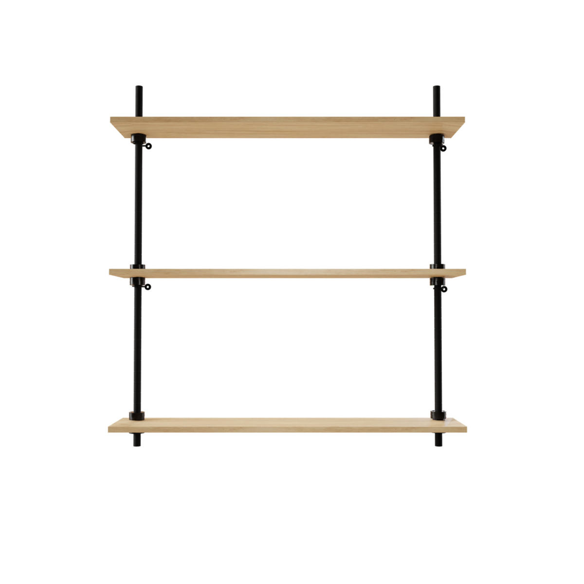 WANDREGAL DECO 92,5x85x17,5cm - Eiche San Remo, Metall (85/92.5/17.5cm) - AR Shelving