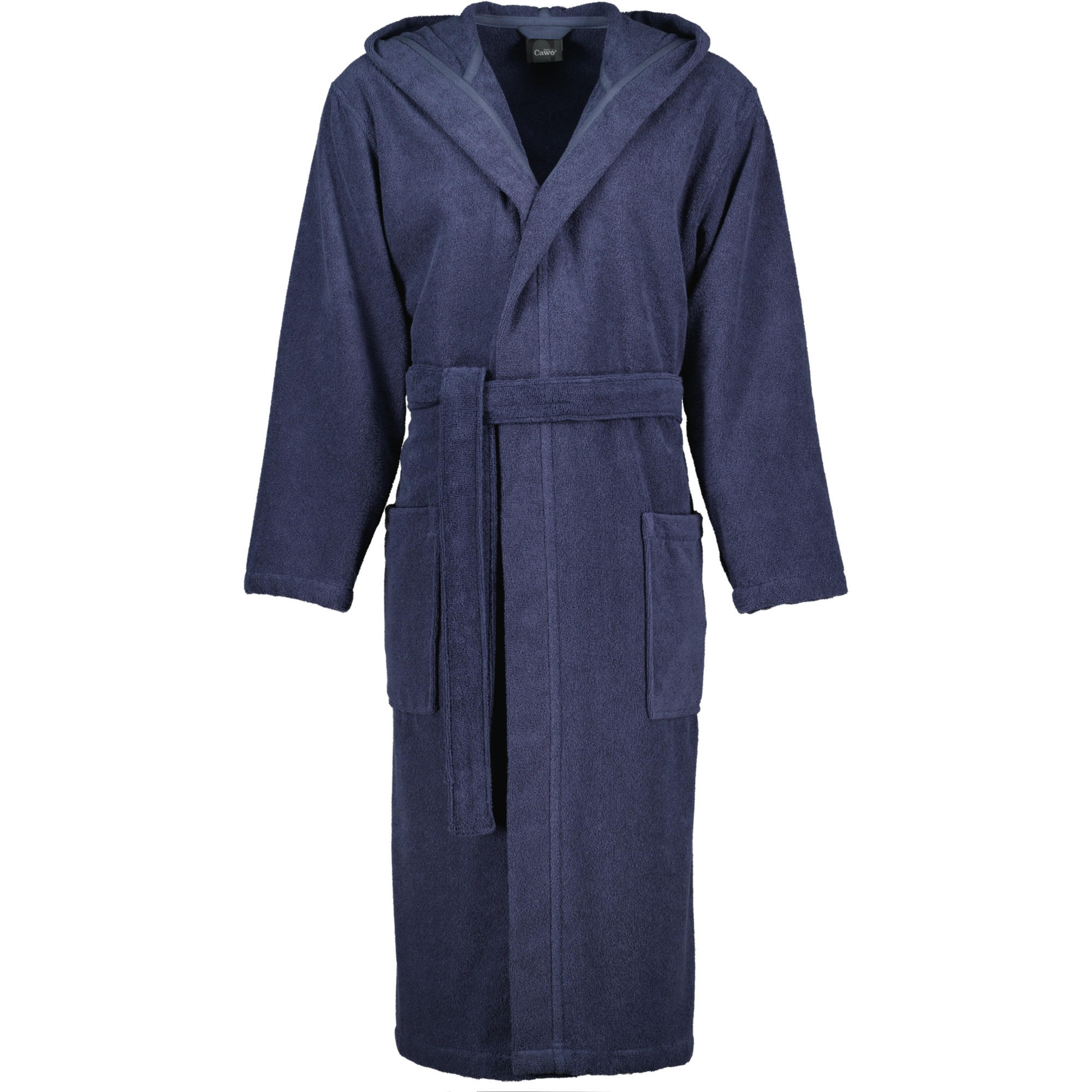 BADEMANTEL HERREN KAPUZE UNI 829 BLAU - 17 - Blau, Textil (XXLnull) - Cawoe