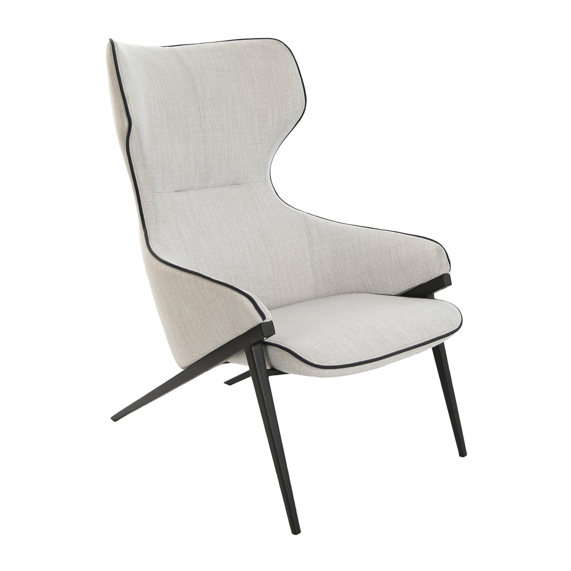 SESSEL Stoff Grau - Grau, Textil (70/102/90cm) - ANGEL CERDA