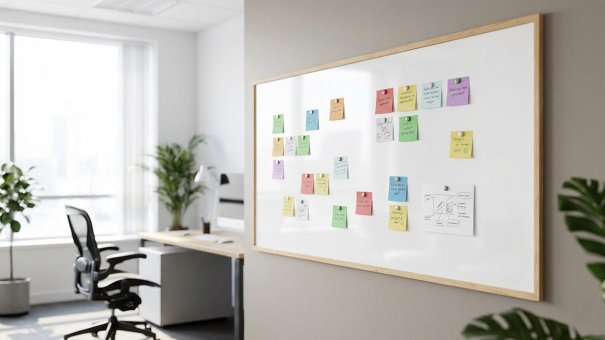 MAGNETISCHES Whiteboard mit Naturholzrahmen 200x100cm - Weiß, Metall (200/100/1.8cm) - ALLboards