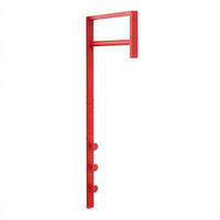 GARDEROBENSTÄNDER Pisa Rot 3/30/82 cm - Rot, Metall (3/82/30cm) - ebuy24