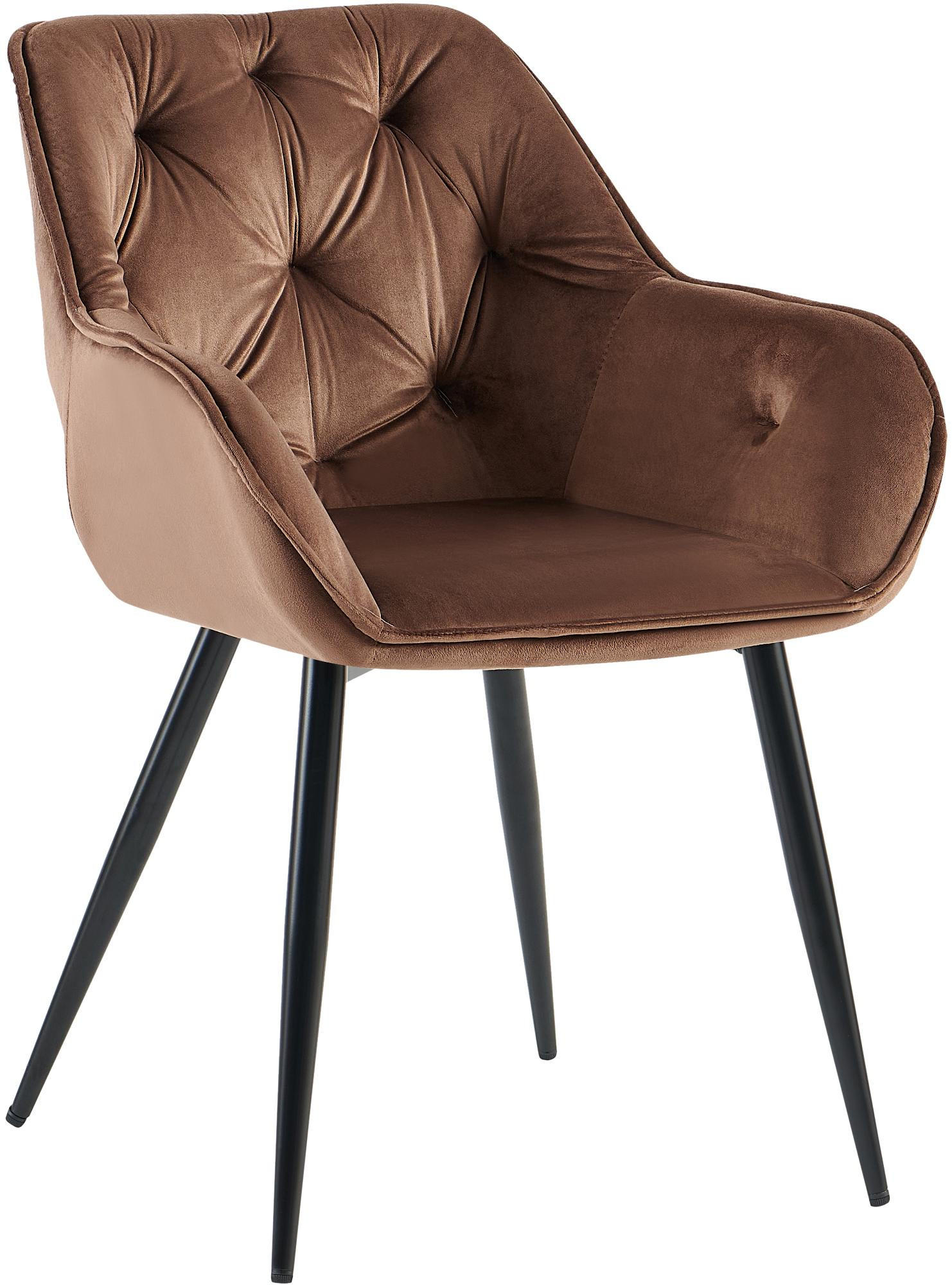 Deluke Besucherstuhl Braun 56x81x58 cm