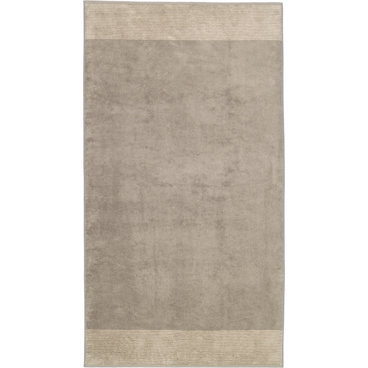 HANDTÜCHER LUXURY HOME TWO-TONE 590 GRAPHIT - 70 - Braun, Textil (80/150cm) - Cawö