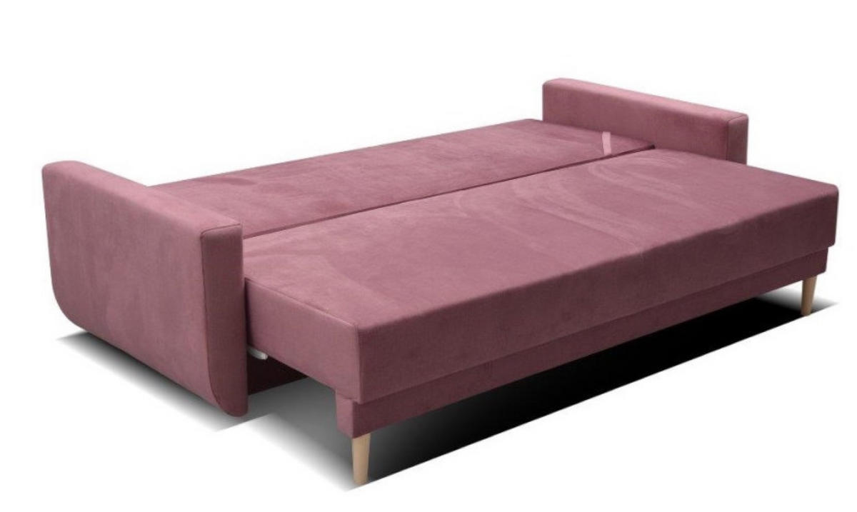 SOFA Blau Timon Ausziehbar - Blau, Textil (215/92/92cm) - Sepro Meble