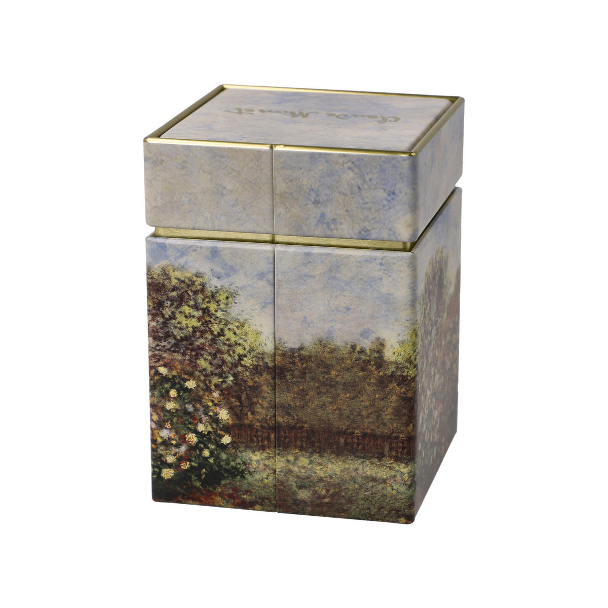 TEEDOSE Claude Monet Das Künstlerhaus, Metall, Bunt, 600 ml - Multicolor, Metall (7.5/11/7.5cm) - Goebel