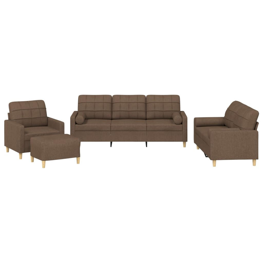 vidaXL Sofagarnitur Braun 50x41x60 cm